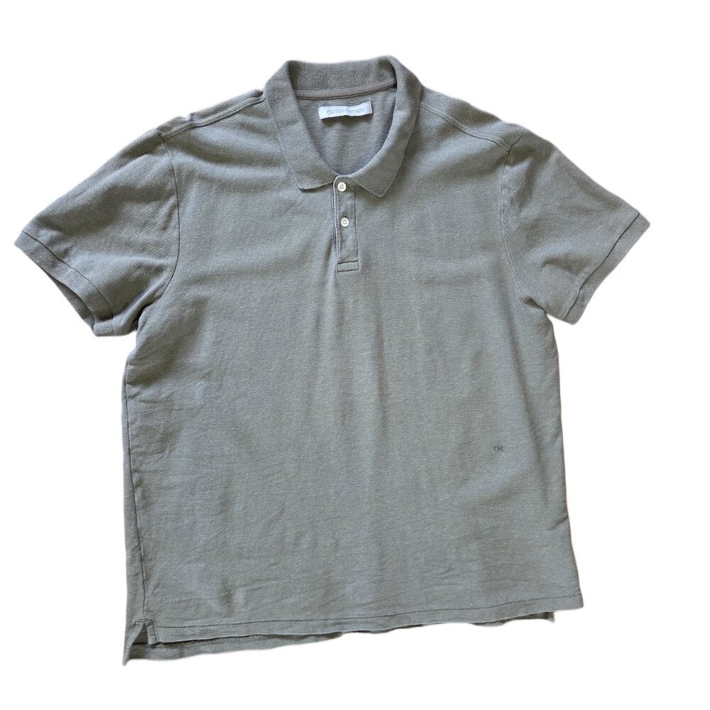 Outerknown Polo – Men’s Large – Gray Green